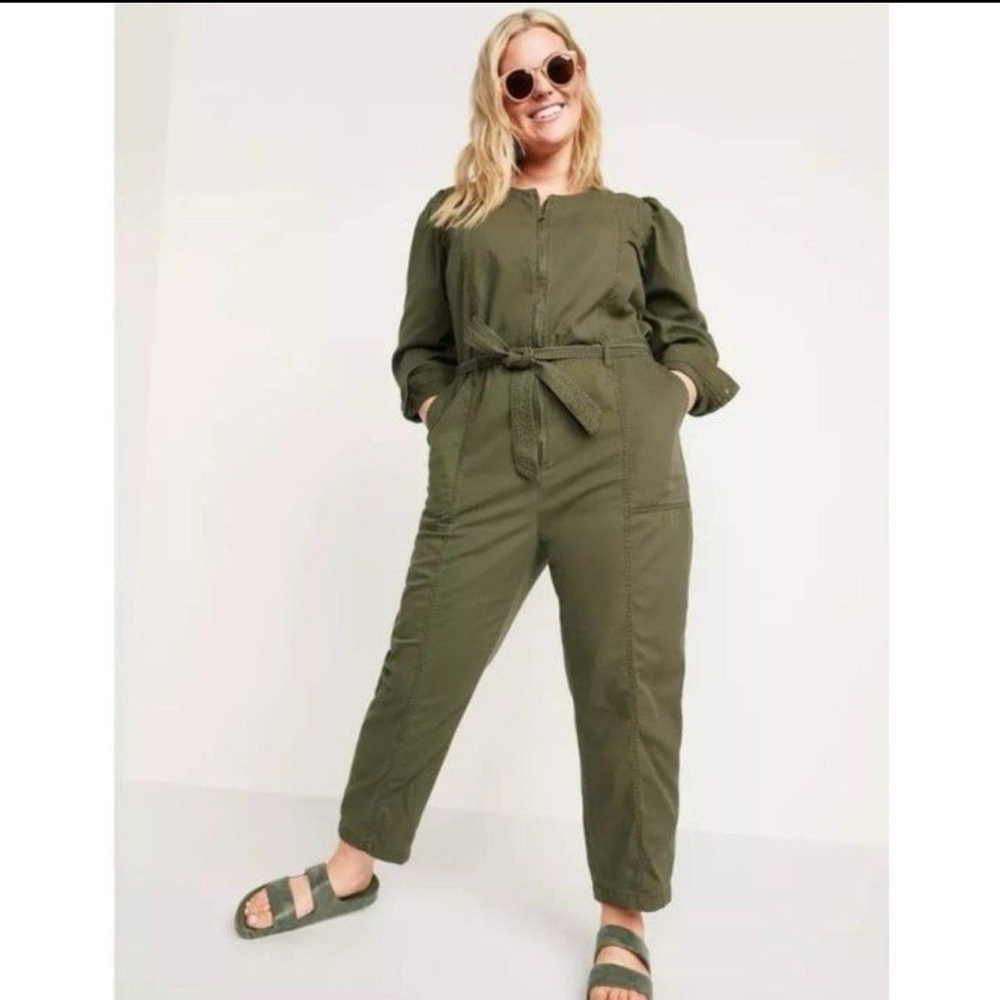 Olive Green Women's Jumpsuit